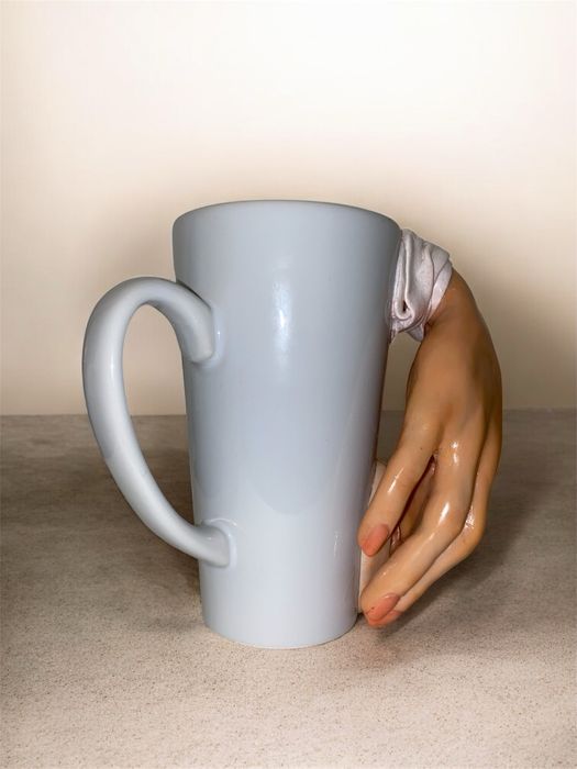 Чашка 500 мл з полімерною глиною йоні вагіна рука
