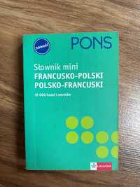 Słownik francusko - polski kieszonkowy, mini PONS