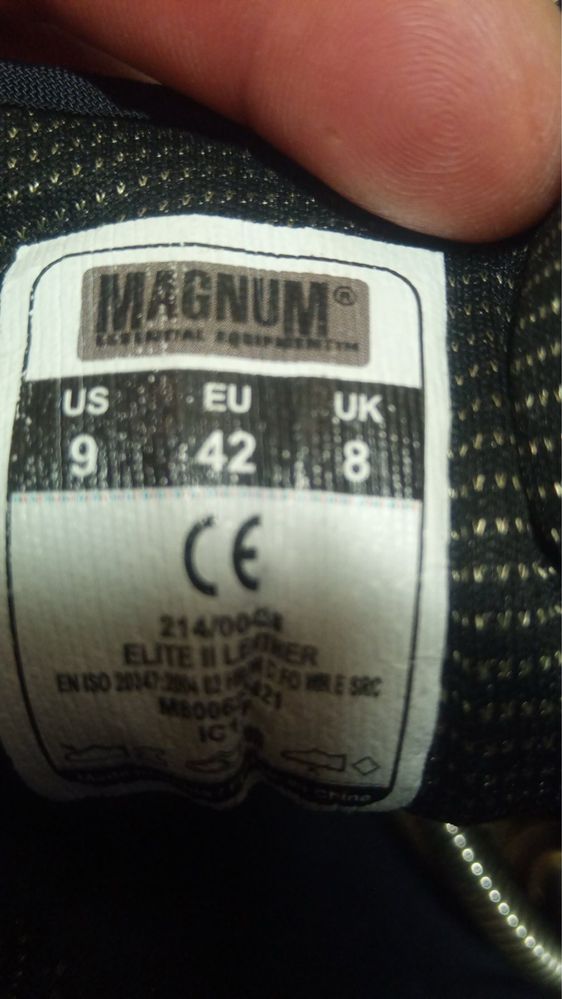 Magnum шкіряні берці