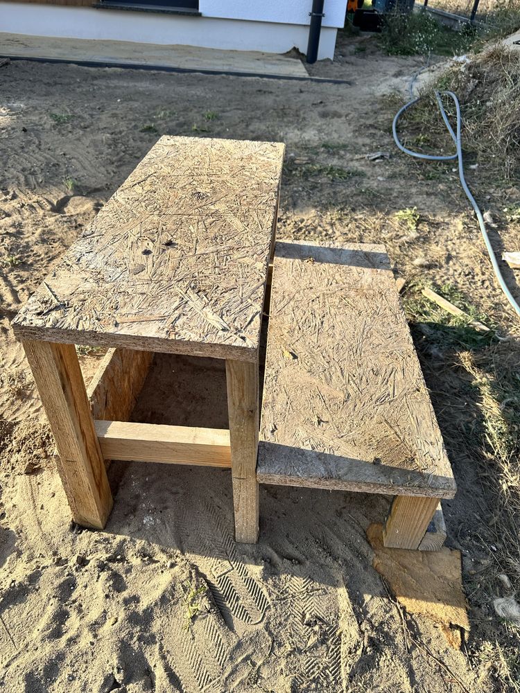 Schodki z płyt OSB solidne pilnie oddam