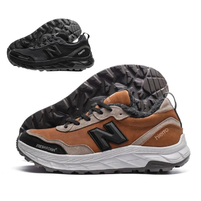 Зимові кросівки чоловічі шкіряні New Balance 40-45р на хутрі