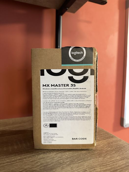 Logitech MX Master 3S Black безпровідна миша - Refurbished