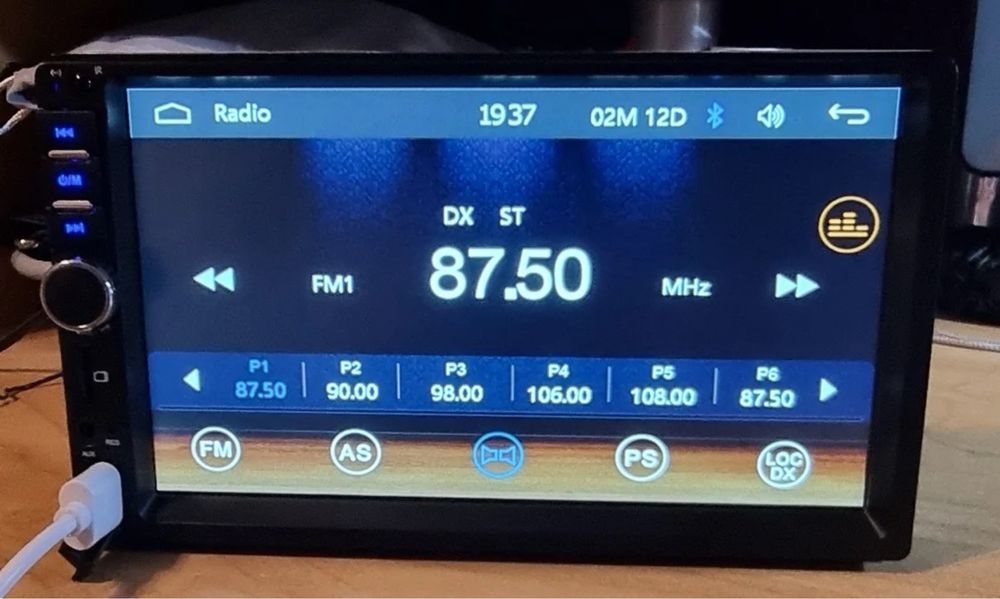 Radio stacja multimedialna 7” 2 din CarPlay AndroidAuto MirrorLink
