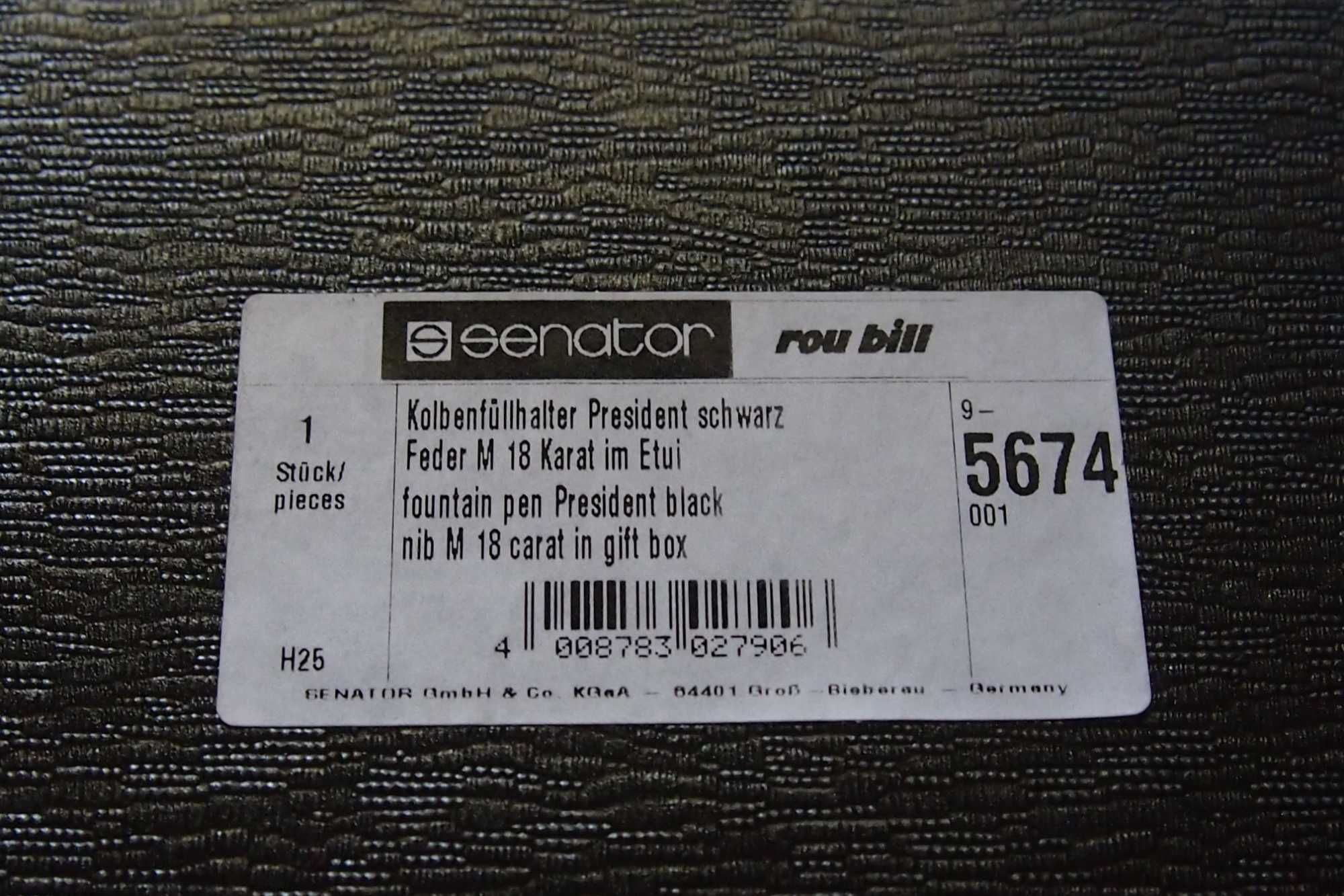Pioro Wieczne Senator President 18k (B. rzadkie)