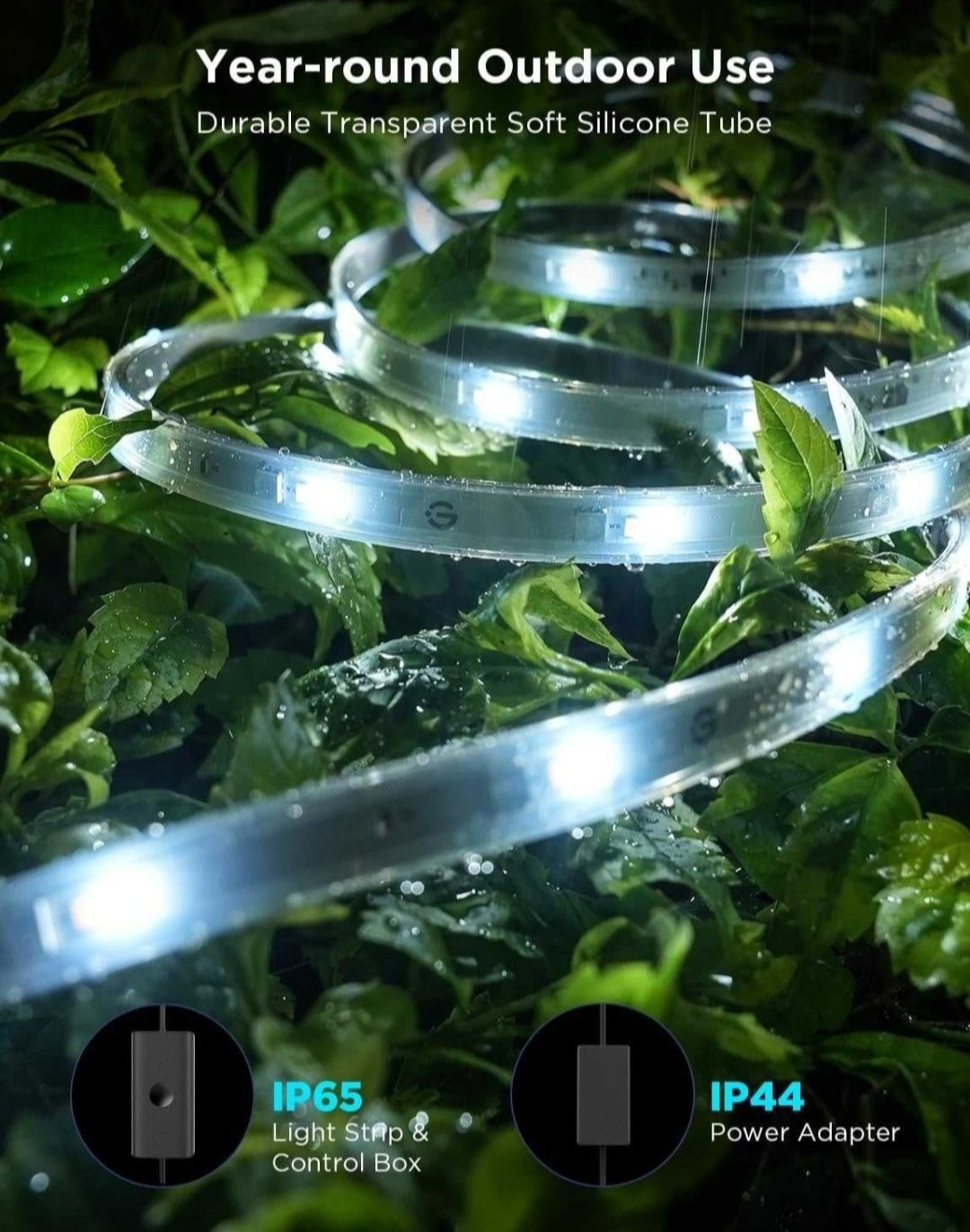 Govee RGBIC Pro Outdoor taśma LED Strip Lights H70A1 Taśma LED 10m