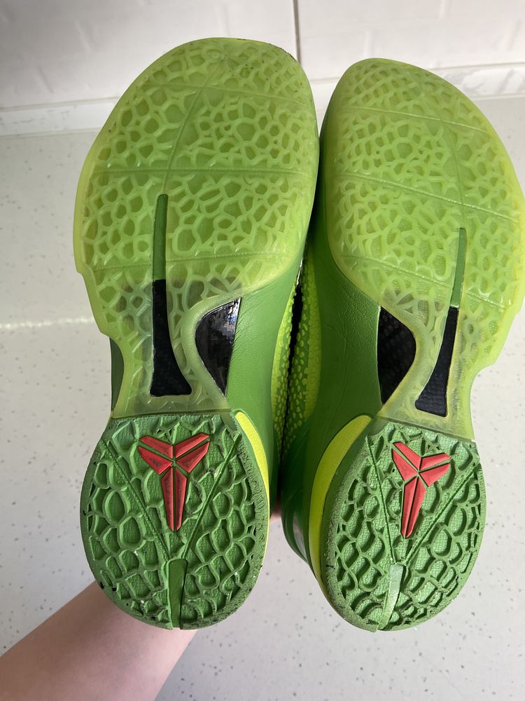 Кроссоки баскетбольние Nike Kobe 6 Protro Grinch.Кросівки Nike Kobe 6