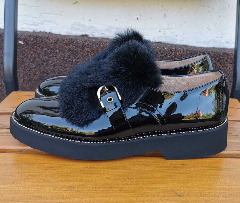 Шкіряні лофери туфлі Shirley Mae 39 р. Оригінал