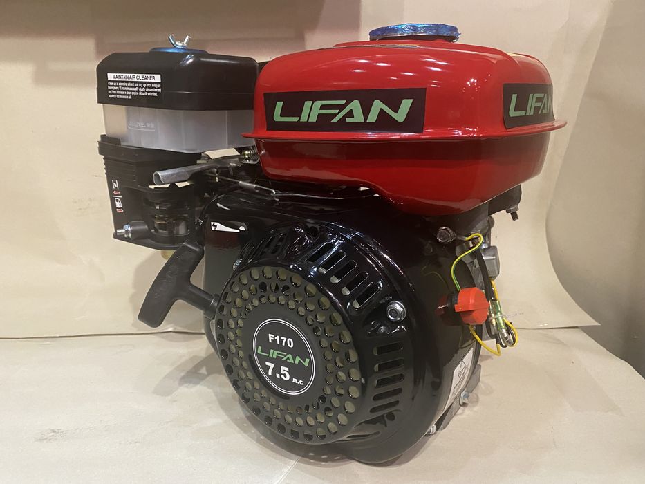 Двигун на мотоблок 7.5, 8.0 кс 19, 20вал, 25шл GA Доставка безкоштовна