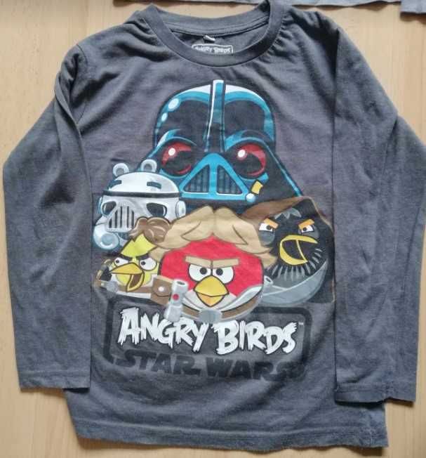 Bluzka 128/134 Star Wars Darth Vader Angry Birds