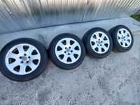 Felgi 5x112 R15 Audi + opony letnie 195/65 R15 Fulda