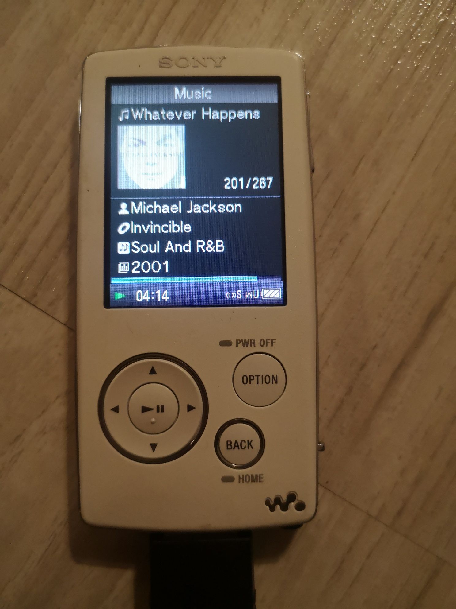 Sony nwz-a815 White