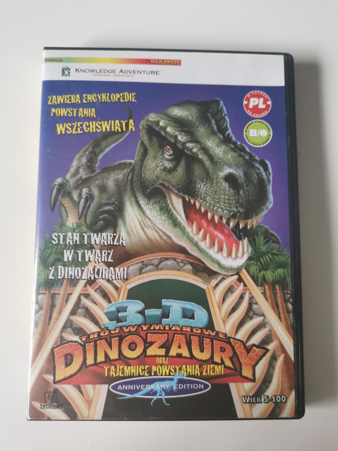 Gra na PC "3D, trójwymiarowe dinozaury oraz tajemnice powstania ziemi"