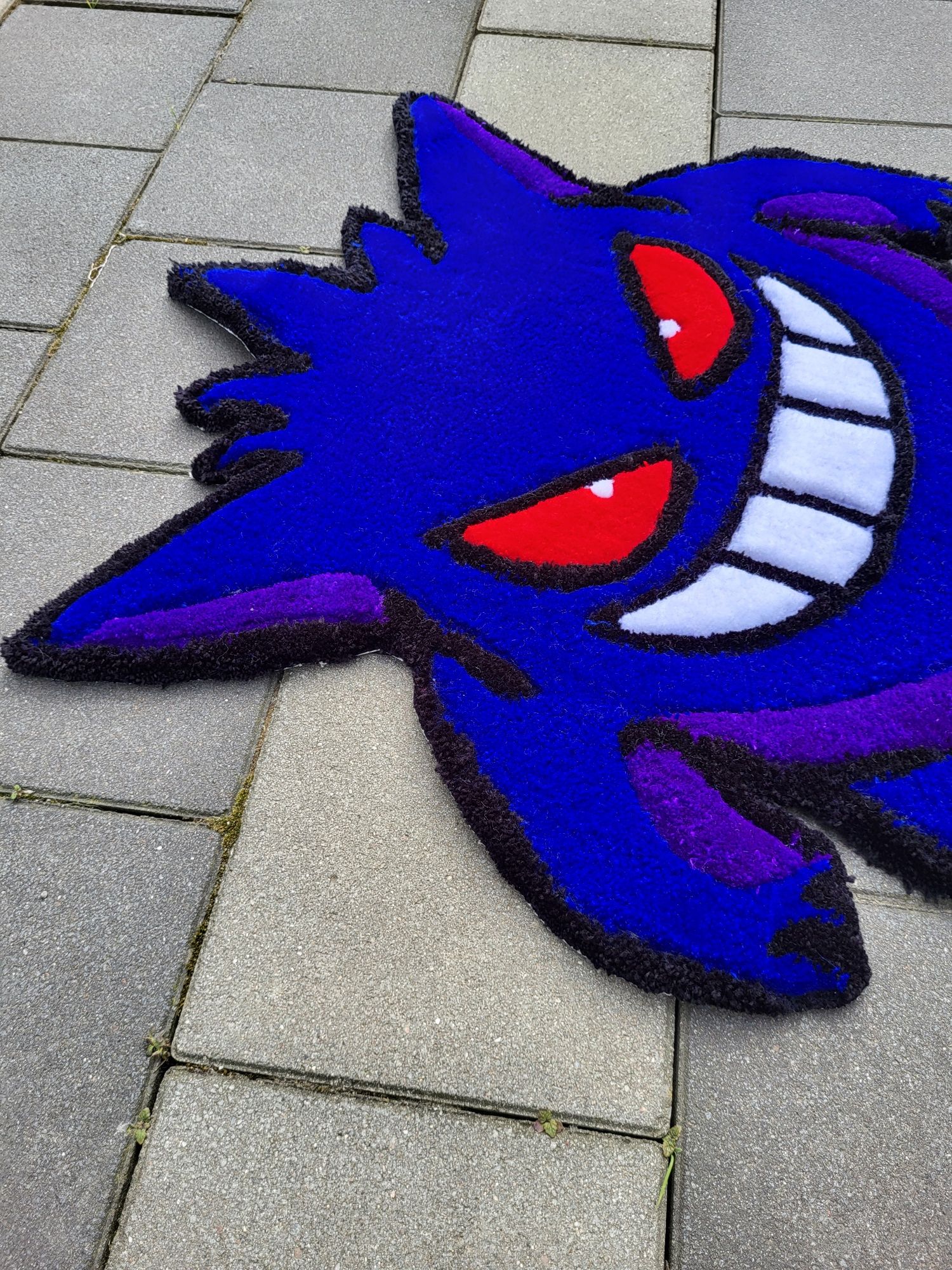 Pokémon Gengar dywan ręcznie robiony