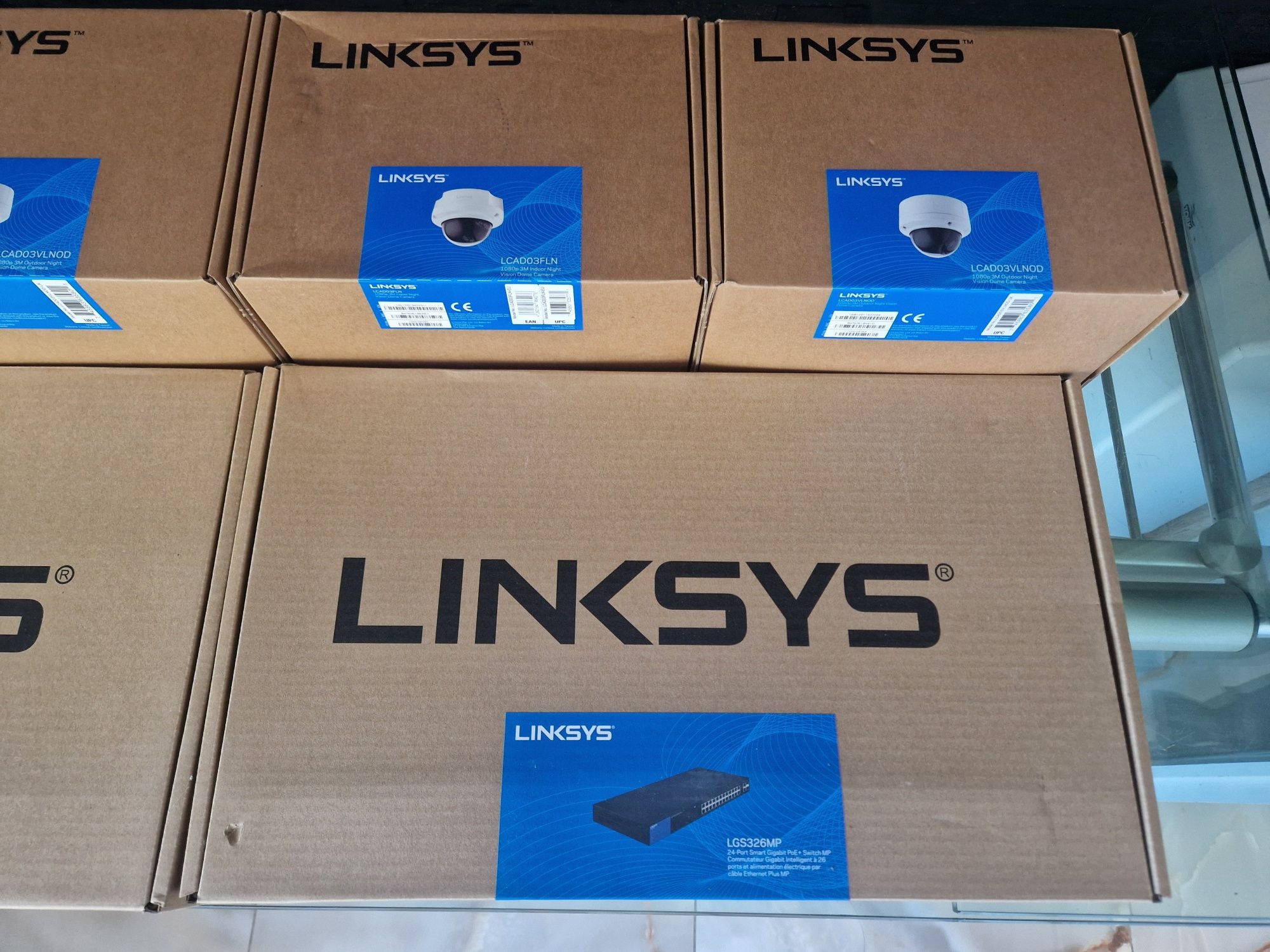 Zestaw  Kamera zewnętrzna wewnętrzna LINKSYS Night Vision 1080p 3M