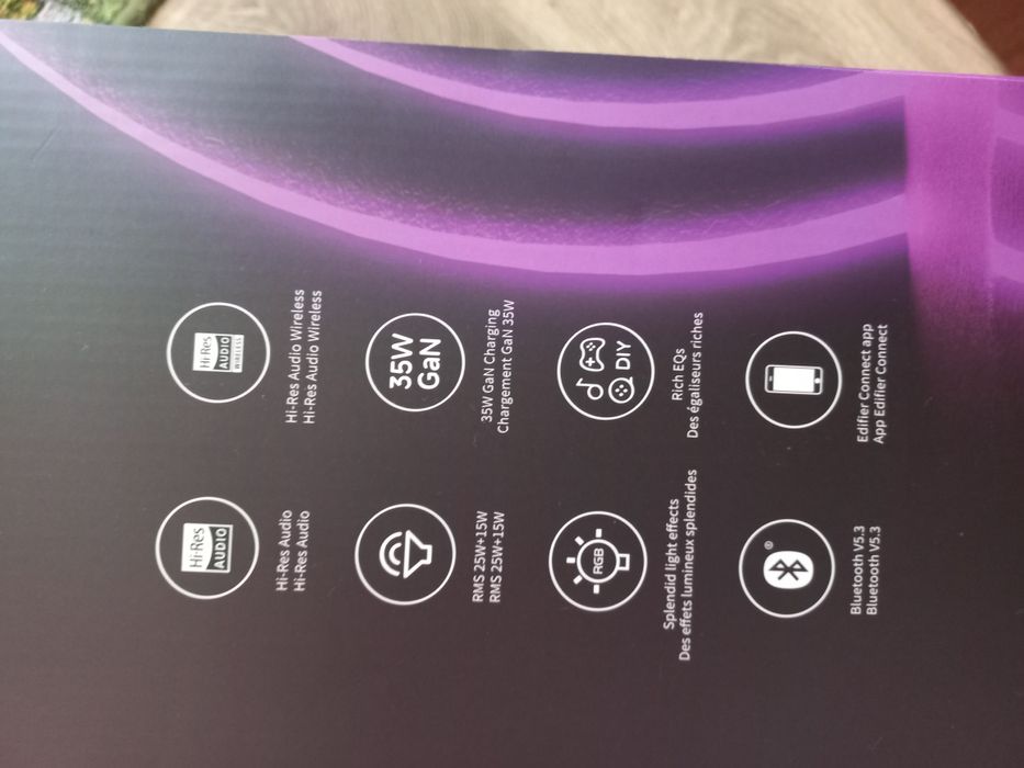 Акустика EDIFIER QD35 колонка з ефектним візуальним формленням Lumia