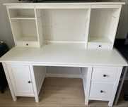 Biurko ikea hemnes z nadstawka