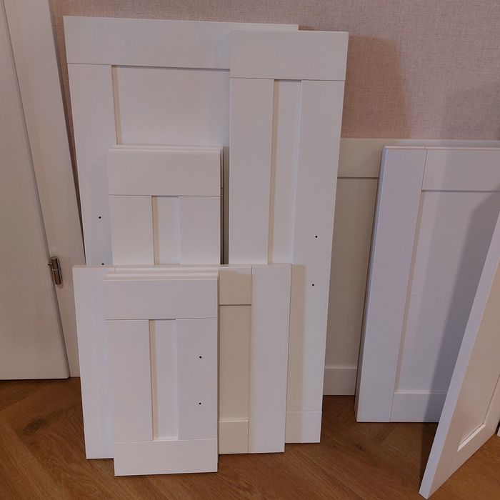 Ikea Savedal Biały Front, Fronty Szuflady, Drzwi Kuchenne
