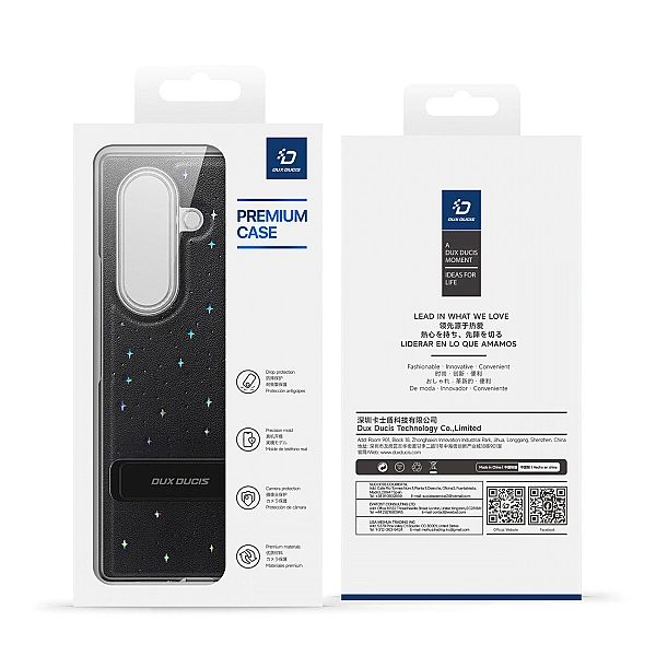 Etui Dux Ducis Stex na Samsung Galaxy Z Fold7 - czarne