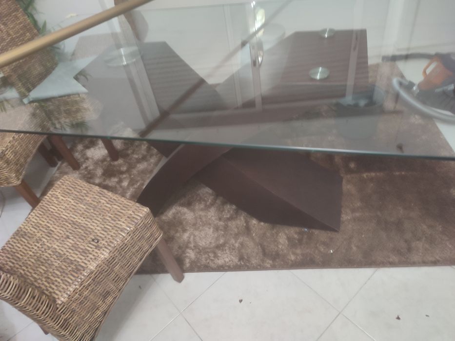 Mesa casa jantar com 2 metros