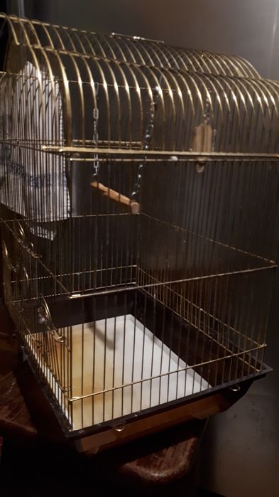 Клітка для папуги, птаха 43×48(h)×28 см