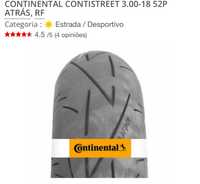 Pneus continental contistreet 3.0 R18 motorizada motor