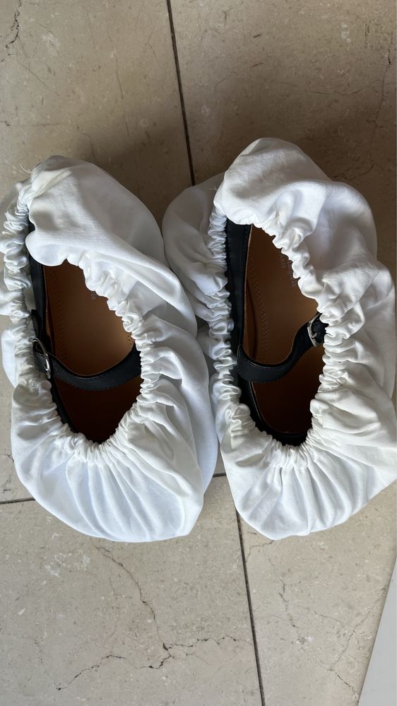 Maison Margiela Mary Janes tabi, таби. Кожаные туфли, броги,дерби 24,5