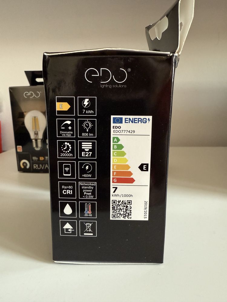 Smart żarówka WiFi LED Filament E27 806lm – Edo Ruva Nowa Kraków