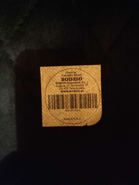 Krzesło biurowe regulowane firmy bodzio