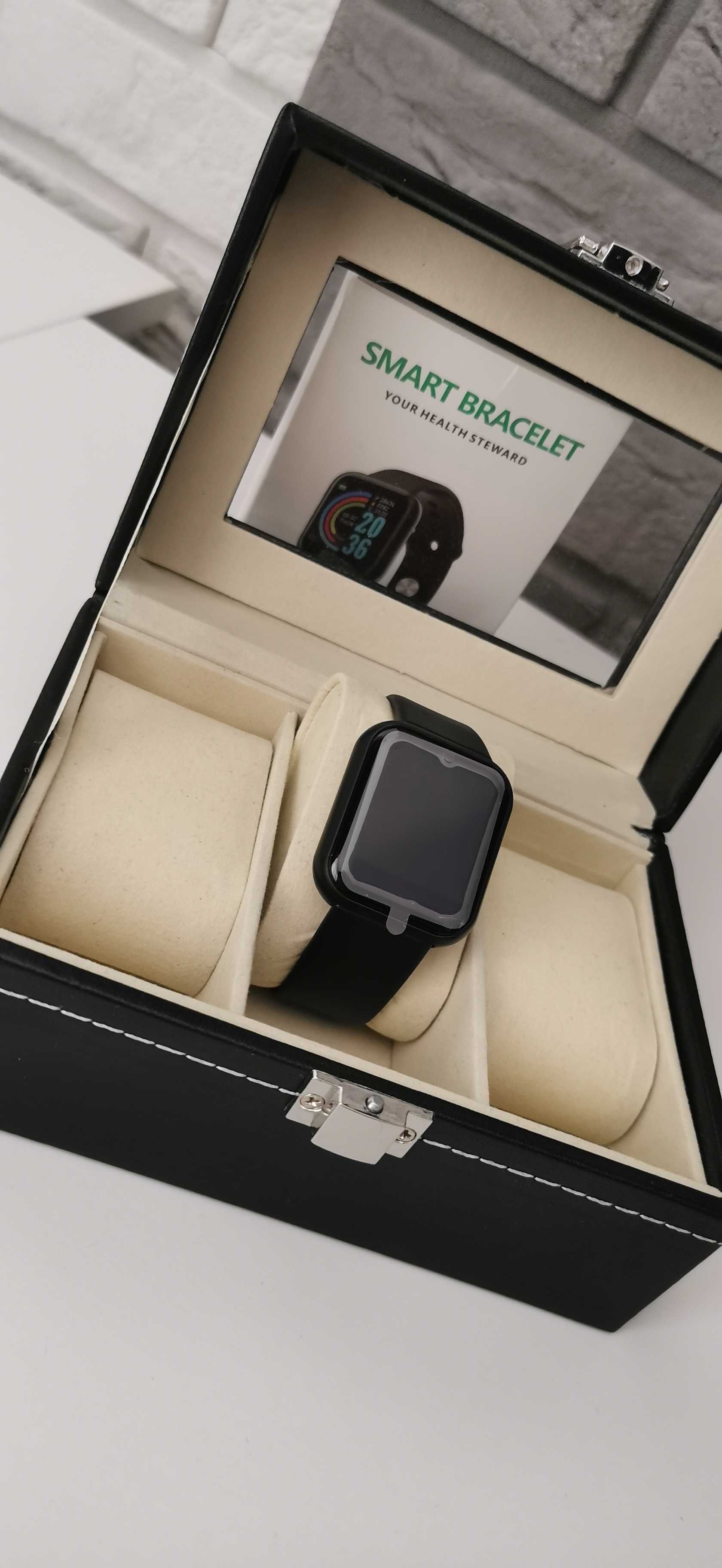 Zegarek Smartwatch smart opaska smart bracelet czarny