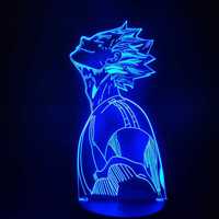 3Д/3D аниме светильник-ночник LED лампа Котаро Бокуто из Волейбол!!