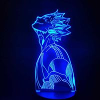3Д/3D аниме светильник-ночник LED лампа Котаро Бокуто из Волейбол!!