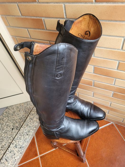 Botas de equitacao dressage chester tam 40