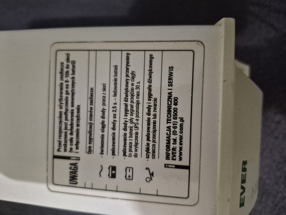 Ups Ever CDS700 do pieca pełna sinusoida