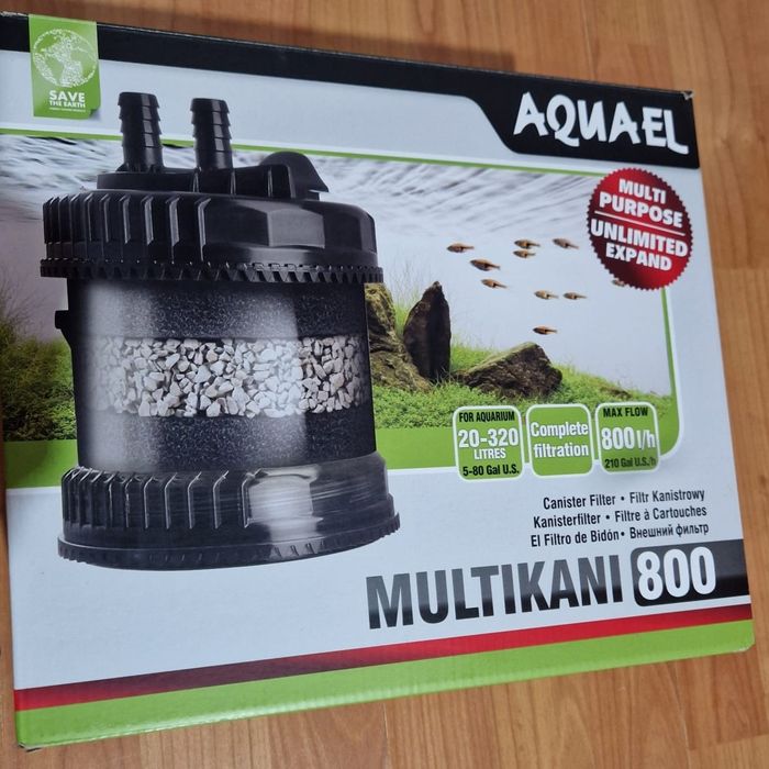 Akwarium z osprzętem