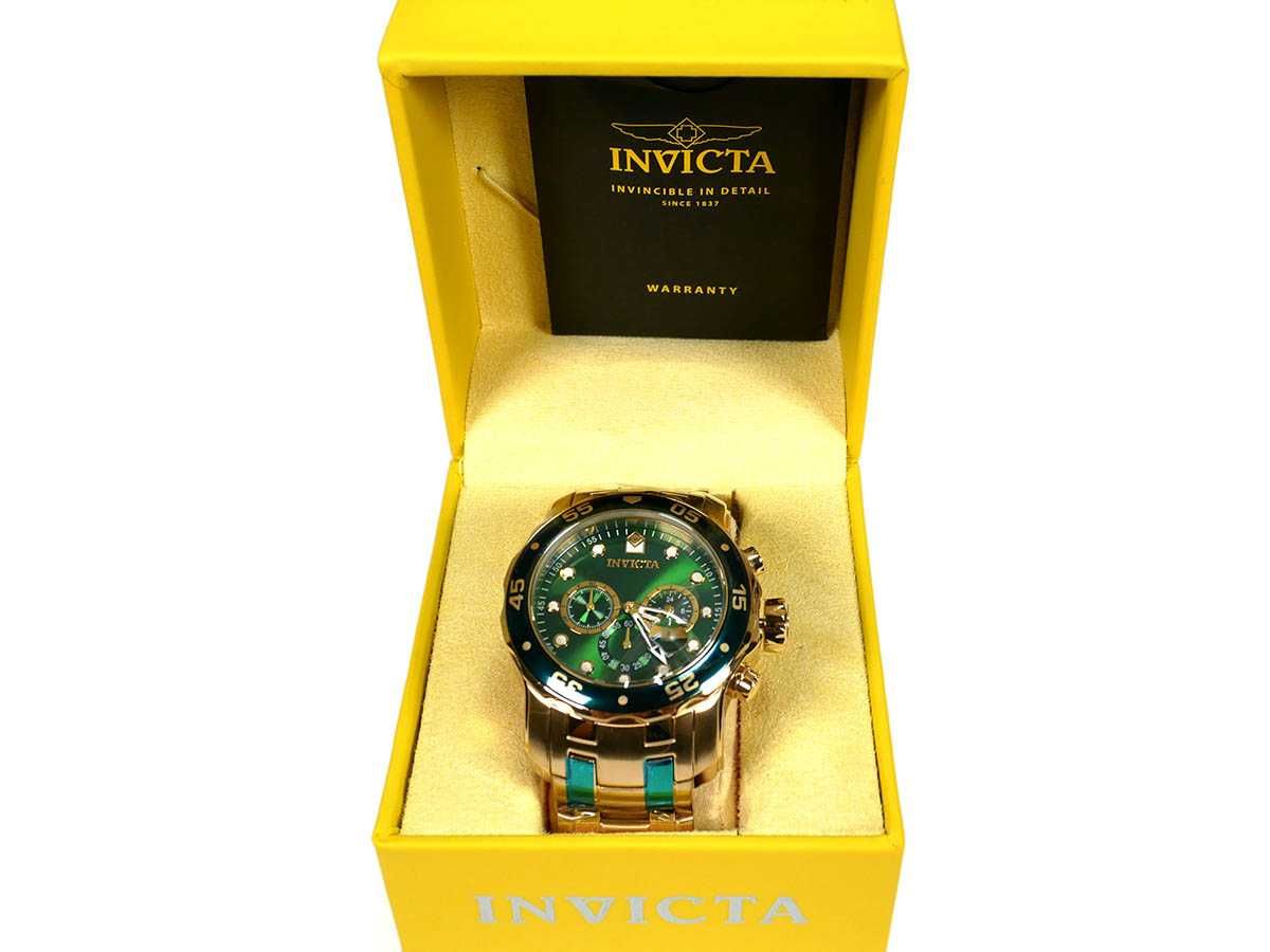 Часы Invicta 0075 Pro Diver Green Collection Master of the Oceans