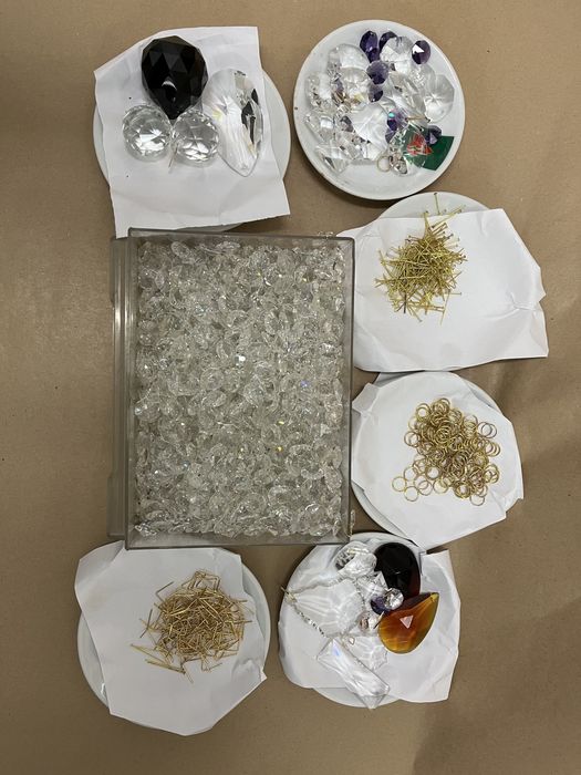 Candeeiros kit de reparação com varios cristais