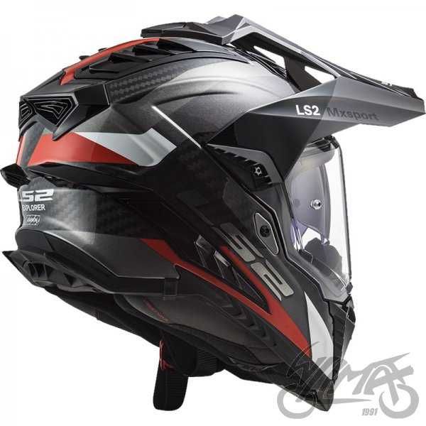 MX701 C EXPLORER FRONTIER Titan red roz. L + Pinlock w cenie ! CARBON