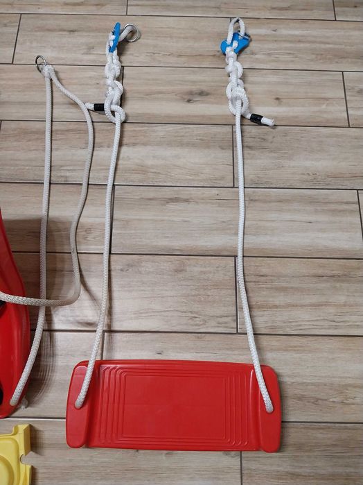 Huśtawki ogrodowe - kubełek i deska