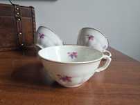 Filiżanki porcelana Bogucice PRL