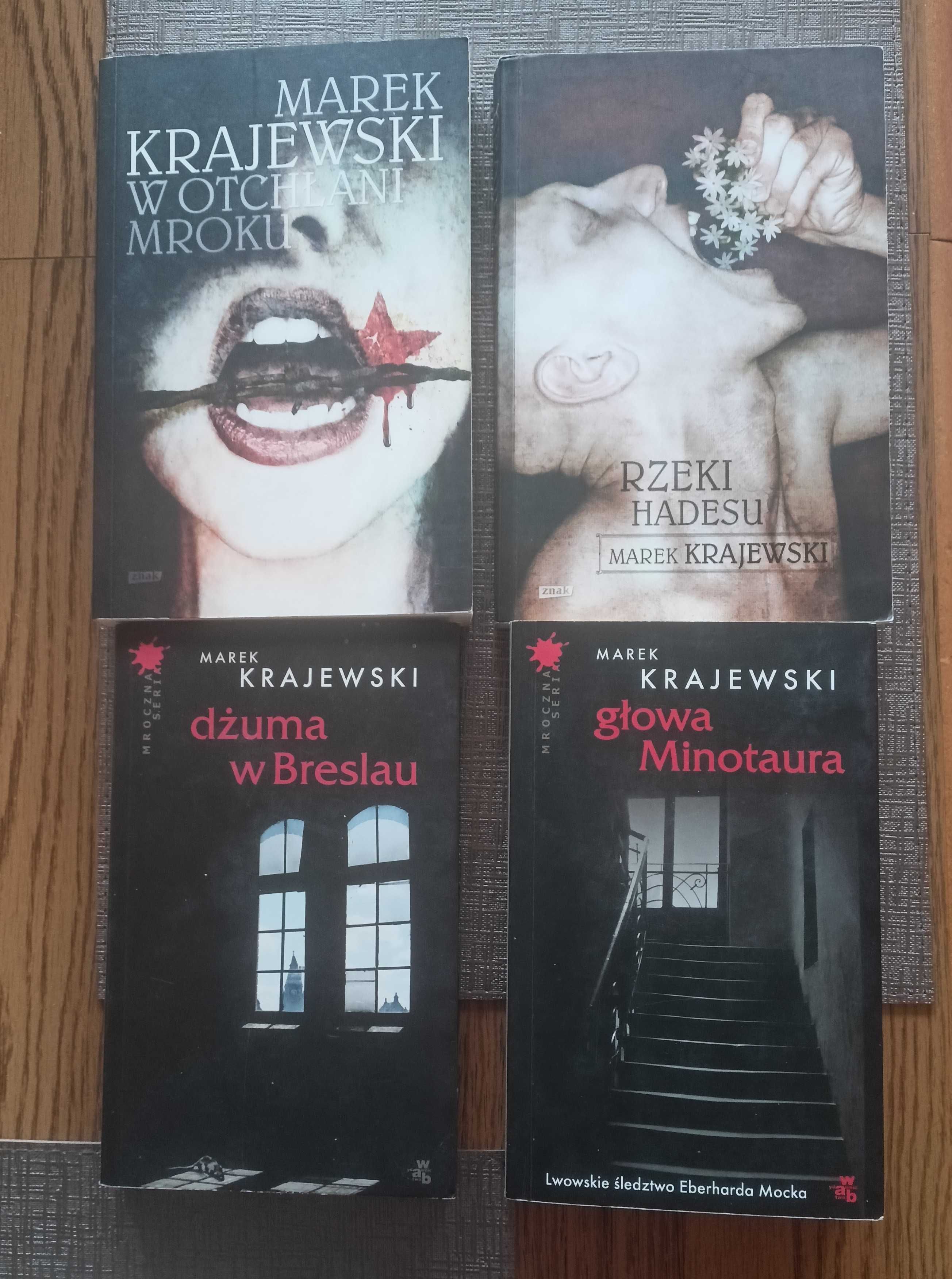 7 x Krajewski Błaganie o śmierć, Diabeł stróż, Moloch, Głowa Minotaura