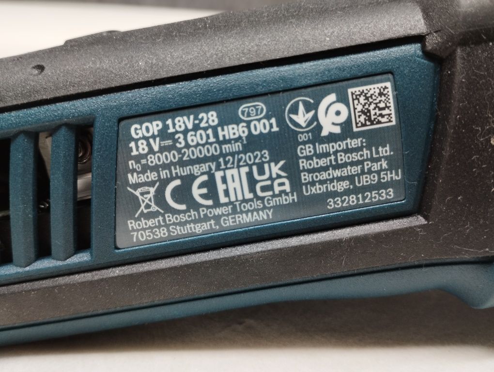 BOSCH GOP 18V-28 narzędzie wielofunkcyjne