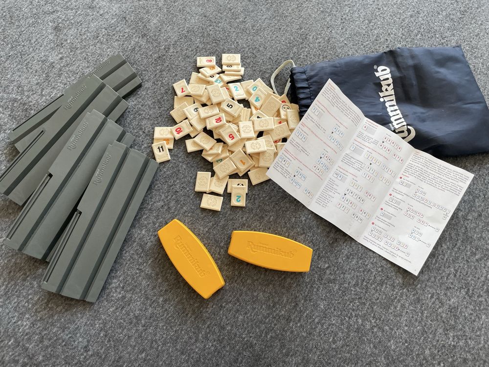 Rummikub gra planszowa logiczna liczbowa RUMMIKUB NGT wersja PODRÓŻNA!
