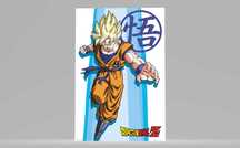 Dragon Ball Z SS Goku Plakat serialowy Anime 61x91,5 cm