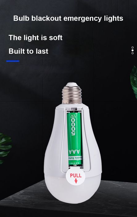 Акумуляторна автономна LED лампочка 15 W