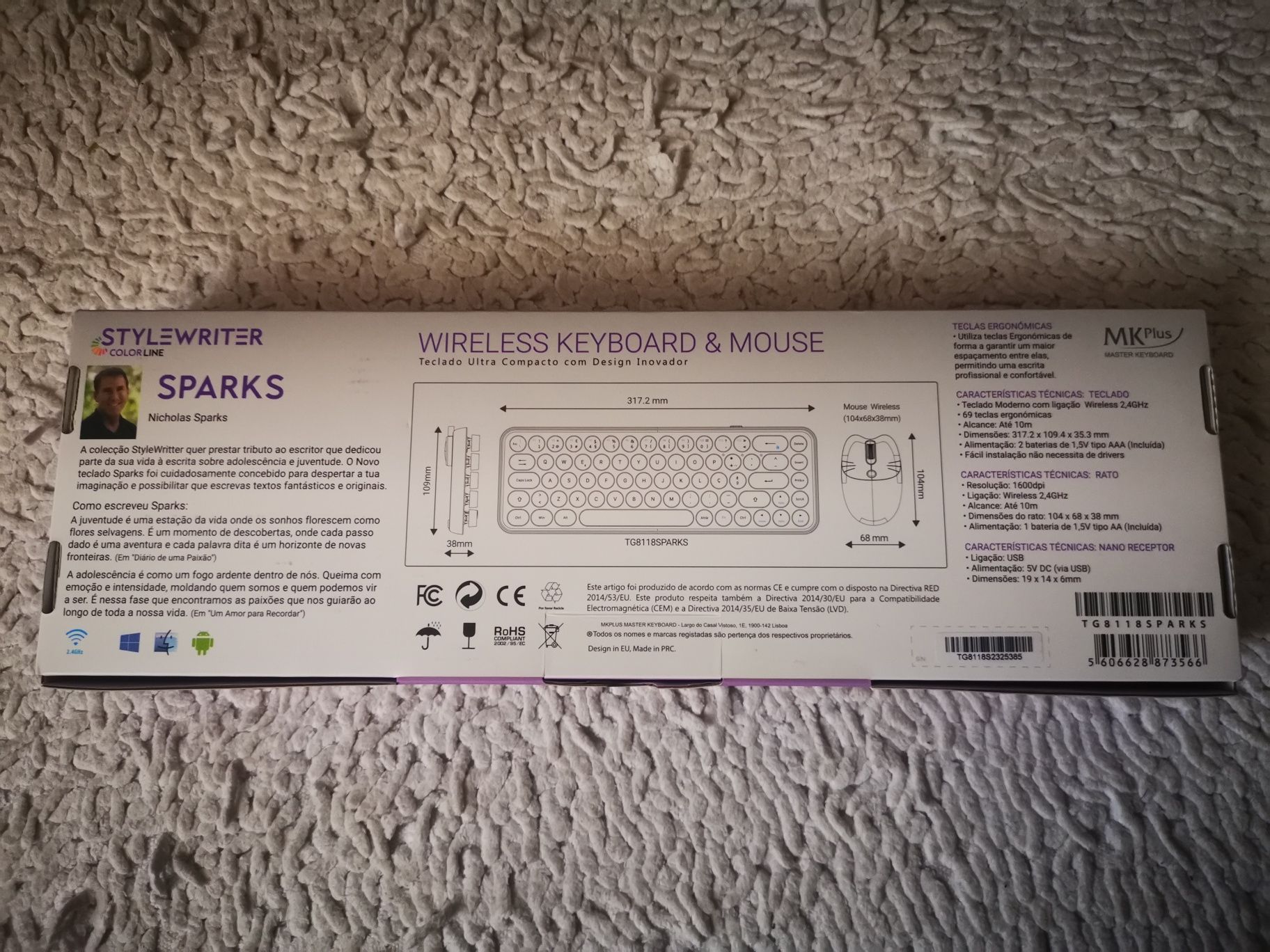 Teclado e rato Sparks Bluetooth