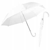 Biały parasol ślubny