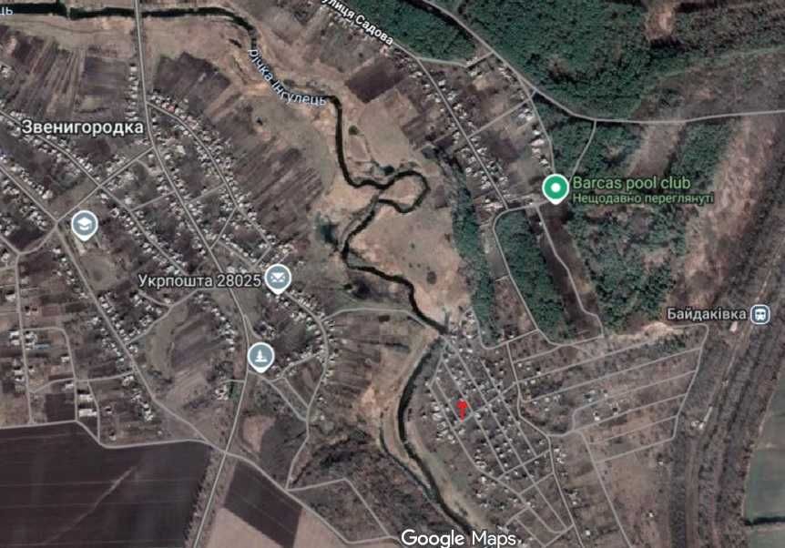 Дача поблизу Звенигородки приватизована будинок, 10 сот.