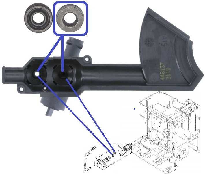 Sprzęgło złącze zaparzacza Bosch VeroCafe Latte EQ5 Siemens 622087