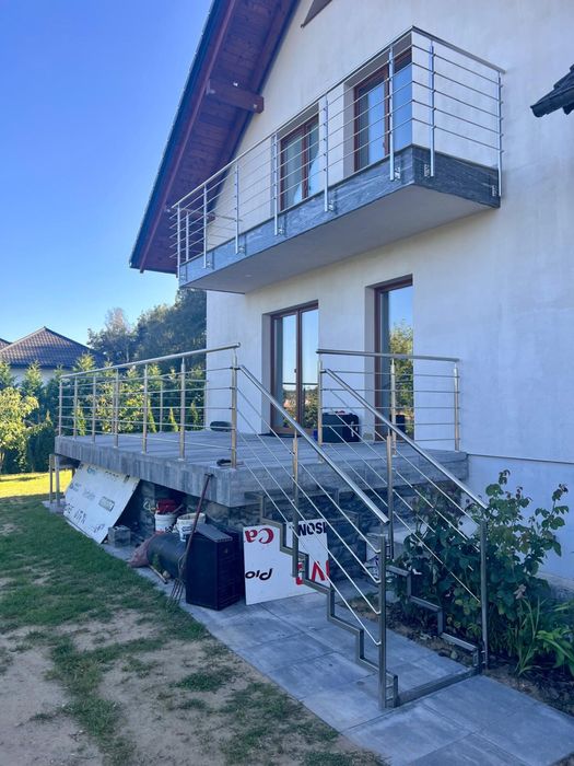 Balustrada ze stali nierdzewnej