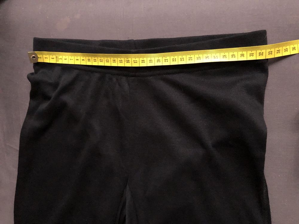 Legginsy Decathlon Wedze, 140, czarne, ocieplane